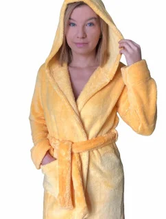 Dámsky župan 5083 žltý - CoCoon