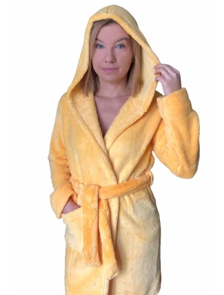 Dámsky župan 5083 žltý - CoCoon