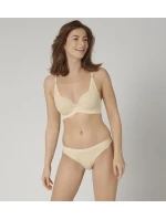 Dámske tangá Aura Spotlight High Leg string krémové - Triumph