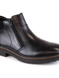 Pánske kožené vysoké topánky M RKR621 čierne - Rieker
