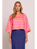 M844 Viacfarebný top s potlačou - model 3