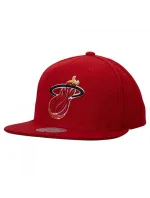 Mitchell & Ness NBA Miami Heat Team Ground 2.0 Snapback Hwc Heat Cap HHSS3258-MHEYYPPPRED1