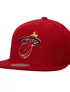 Mitchell & Ness NBA Miami Heat Team Ground 2.0 Snapback Hwc Heat Cap HHSS3258-MHEYYPPPRED1
