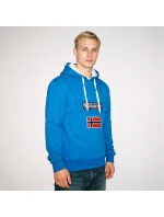 Geografické Nórsko Gadrien DB 054 M WW6115H/GN-Kráľovská modrá/biela mikina