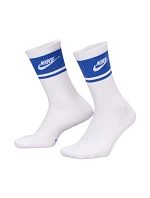 Nike Everyday Elevated Crew 3 páry bielych a modrých ponožiek IM7949 904