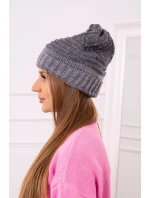 Dámska čiapka Elora K336 tmavo šedá