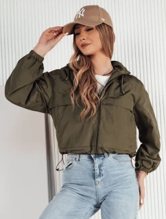 Dámska prechodná bunda s kapucňou GRAUS zelená FashionStreet TY4223