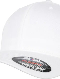 Flexfit 6277OC 6-panelová čiapka z biobavlny 55.77OC biela