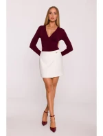 M854 Mini sukňa - krémová