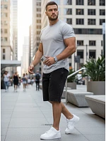 Pánske klasické sivé tričko FashionStreet RX5675