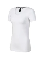 Tričko s výstrihom do V Action biele