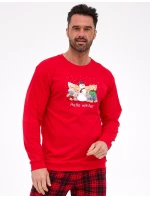 Cornette 115/289 Zimné dlhé/r Vianočné pánske pyžamo S-2XL