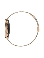 Dámske inteligentné hodinky VELTORI VT310-1 Zlatý náramok + ružový silikónový remienok Dámske inteligentné hodinky VELTORI VT310-1 Zlatý náramok + ružový silikónový remienok