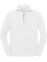 Fruit of the Loom Iconic Premium Zip Neck Sweat Ťažká mikina s 1/4 zipsom 16.2288 biela Fruit of the Loom Iconic Premium Zip Neck Sweat Ťažká mikina s 1/4 zipsom 16.2288 biela
