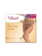 Pančuchové nohavice pre nadmerné veľkosti PLUS SIZE 20 DEN - Bellinda - almond