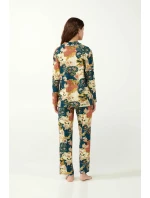 Vamp - Kvetinové pyžamo s gombíkmi 21074 - Vamp