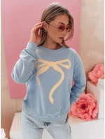 Dámska nadrozmerná mikina SOFTTIE modrá FashionStreet BY1377 Dámska nadrozmerná mikina SOFTTIE modrá FashionStreet BY1377