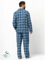 Pánske pyžamo Key MNS 492 B25 dĺžka/r M-2XL so zipsom Pánske pyžamo Key MNS 492 B25 dĺžka/r M-2XL so zipsom