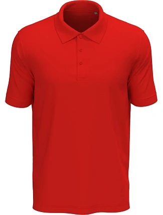 Stedman Lux Polo Pánske piqué polo „Lux“ 05.9060 šarlátovo červené Stedman Lux Polo Pánske piqué polo „Lux“ 05.9060 šarlátovo červené
