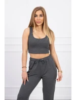 Grafitová súprava top+nohavice