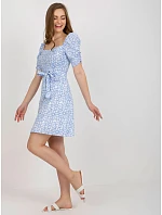 Dámske šaty LK SK 509002.03P bielo-modré – FPrice Dámske šaty LK SK 509002.03P bielo-modré – FPrice