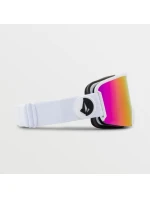 Snowboardové okuliare Volcom Garden Matte White/Pink Chrome s UV ochranou Pink (VG0122101)