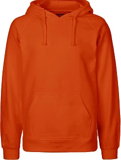 Neutral O 63101 Pánska mikina s kapucňou z bio bavlny 77.6311 oranžová