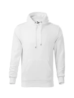 Pánska mikina s kapucňou biela