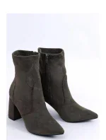 Dámska členková obuv HD055-100 Tmavo zelená - Besty