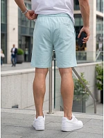 Pánske modré teplákové šortky FashionStreet SX2631 Pánske modré teplákové šortky FashionStreet SX2631
