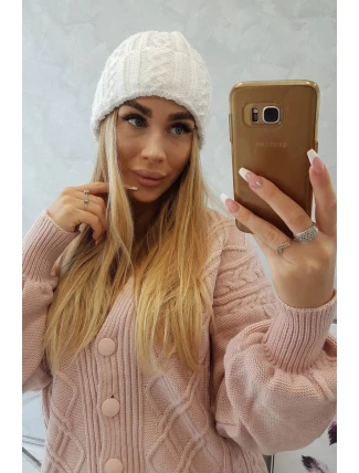 Šiltovka s vyhrňovacou časťou Marzena K206 biela