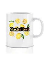 Personalizovaný klasický biely keramický hrnček s objemom 300 ml s letným ovocím Personalizovaný klasický biely keramický hrnček s objemom 300 ml s letným ovocím