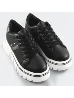 Čierne dámske tenisky sneakers "traktory" (88-25) Čierne dámske tenisky sneakers "traktory" (88-25)