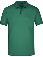 Daiber JN 922 Polo s piké vzorom a náprsným vreckom 02.0922 tmavozelená Daiber JN 922 Polo s piké vzorom a náprsným vreckom 02.0922 tmavozelená