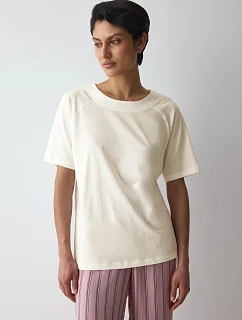 Dámske tričko Mix & Match Top SSL X v krémovej farbe Silk White – TRIUMPH
