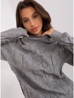 Jumper AT SW 2235.00P tmavo šedá