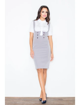 Blúzka Scarlett M008 Biela - Figl Blúzka Scarlett M008 Biela - Figl