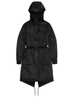 Dámsky nepremokavý kabát W3 18550 84 čierny - Rains