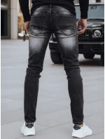 Pánske čierne nohavice FashionStreet UX3818