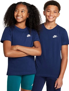Detské tričko Nike Sportswear tmavomodré FZ5177 410