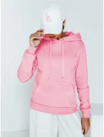Dámska mikina s kapucňou BASIC pink BY0174