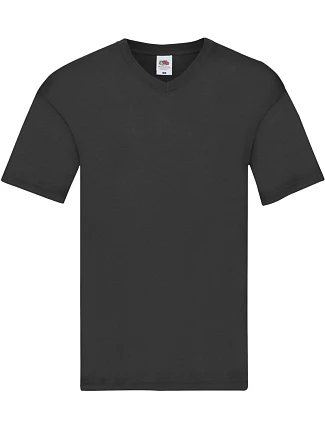 Fruit of the Loom Original V-Neck T Pánske tričko s výstrihom do V 16.1426 čierne Fruit of the Loom Original V-Neck T Pánske tričko s výstrihom do V 16.1426 čierne
