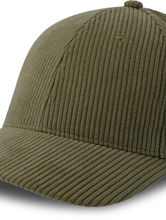 Atlantis Headwear Cordy-S 6-panelová manšestrová čiapka s kšiltom 33.0226 olivová