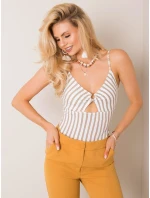 Dámske body 213 BO 7 2906.10P biele béžové