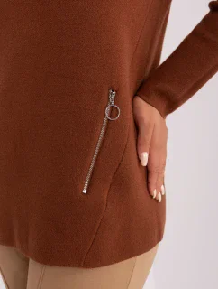 PM SW PM717 Sveter.20 hnedá