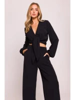 M862 Široké nohavice - čierne