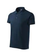 Bavlnená polokošeľa Heavy pánska tmavomodrá