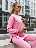 Dámske bavlnené tepláky TORONTO pink FashionStreet AY0851 Dámske bavlnené tepláky TORONTO pink FashionStreet AY0851