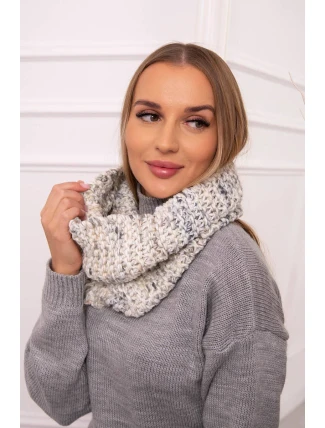 KN16 Dámsky snood vo farbe ecru