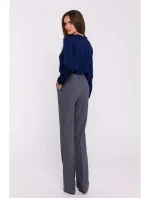 S371 Nohavice Bootcut - sivé S371 Nohavice Bootcut - sivé